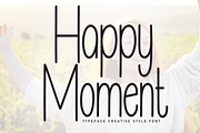 Happy Moment | Script Font, a Script Font by Scratchones (Thumbnail 1 of 8)