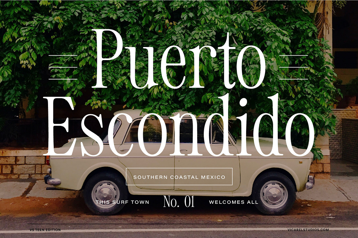 VS Teen Edition – Retro Serif Font, a Serif Font by Vicarel Studios (Photo 18 of 21)