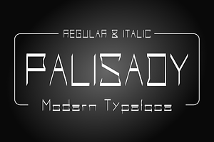 Palisady - Modern Typeface