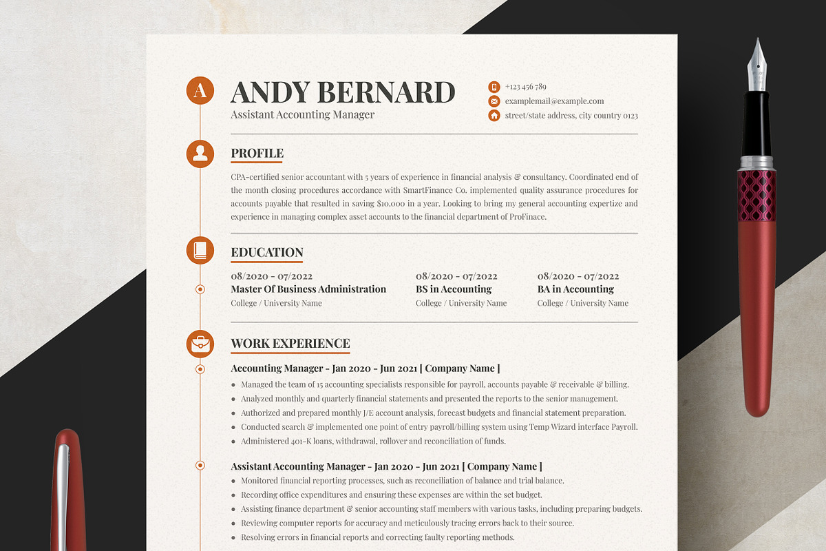 JOB WINNING RESUME - 50 TEMPLATES, a Resume Template by ResumeInventor (Photo 34 of 184)