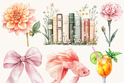 Watercolor Peach Summer Planner, a Seasonal Illustration by Design Scotch (Thumbnail 5 of 8)
