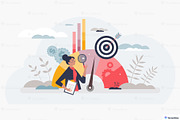 Office Life Vector Illustration Set, a Work Illustration by VectorMine (Thumbnail 9 of 16)