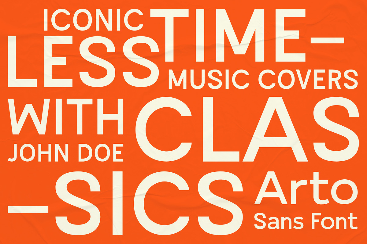 Arto Sans | Simple Modern Sans Serif, a Sans Serif Font by Artolabs (Photo 12 of 12)