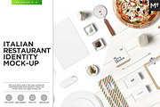 Italian Restaurant Identity Mock-up, a Books & Magazine Mockup by Mocca Mockups Store (Thumbnail 1 of 10)