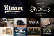 Huge Vintage Font Bundle, a Script Font by Larin Type Co. (Thumbnail 13 of 16)