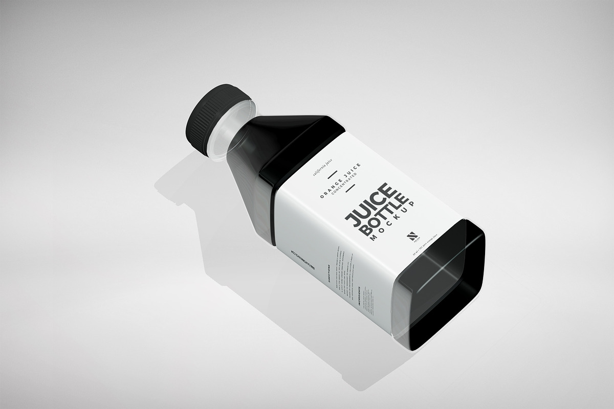 Juice Bottle Mockup, a Packaging Mockup by Nina Shaw (Photo 16 of 17)