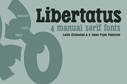 Libertatus fonts, a Slab Serif Font by deFharo (Thumbnail 4 of 5)