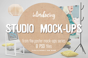 8 Studio Poster Mock-ups