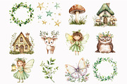 Fairy Woodland Clipart, an Illustration by Design Market (Thumbnail 5 of 5)