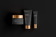 Dark Cosmetic Branding Mockups, a Cups & Container Mockup by pmvch (Thumbnail 7 of 86)