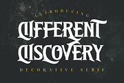 Different Discovery Font, a Serif Font by 177Studio (Thumbnail 1 of 8)