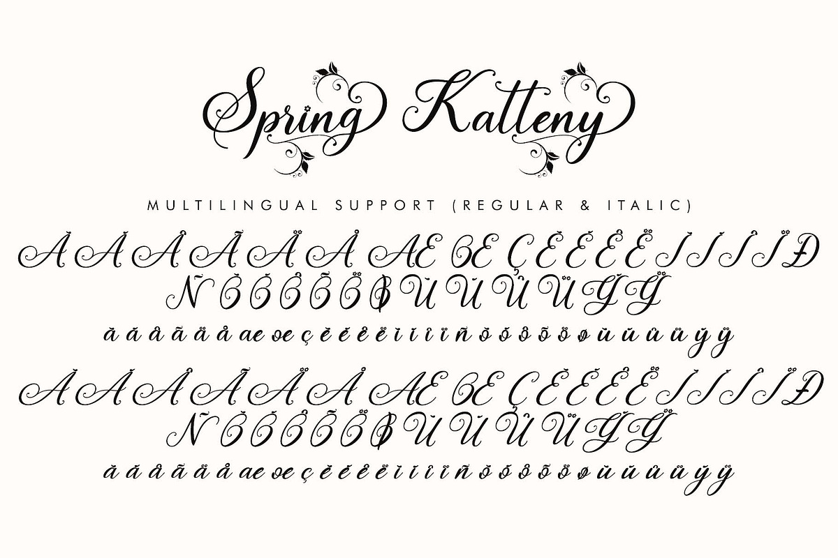 Spring Katteny, a Handwritten Font by Yoga Letter (Photo 10 of 11)