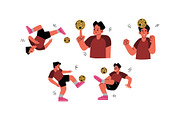 Character Takraw Man Vol. 2 Doodle, a Sport Illustration by SLAB! Design (Thumbnail 3 of 3)