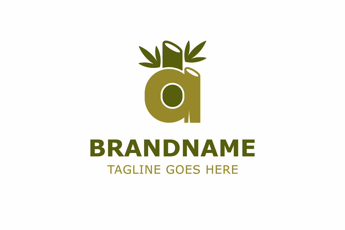 Letter A or AI Bamboo Modern Logo, a Branding & Logo Template by Pray Art Design Studio (Photo 1 of 2)