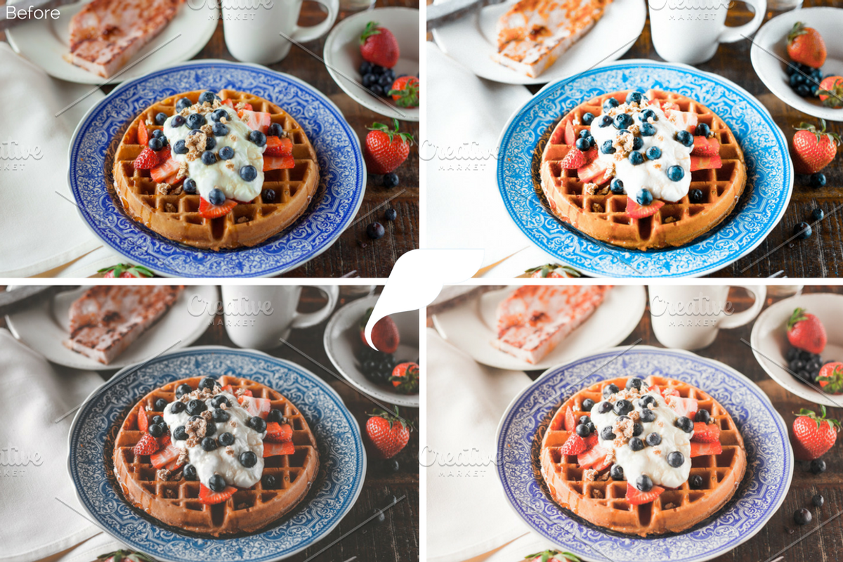 55+ Food Blogger Lightroom Presets preview 7