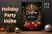 Holiday Party Invitation Template, an Invitation Template by Sunny Jar Designs (Thumbnail 2 of 3)