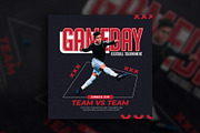 Match day social media flyers, a Social Media Template by Tanmoy Topu (Thumbnail 4 of 6)