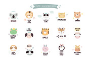 Cute Animals, a Background Graphic by AnnieArt (Thumbnail 4 of 7)