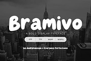 Bramivo | Bold Playful Display Font, a Handwritten Font by Everyday Perfection (Thumbnail 1 of 5)