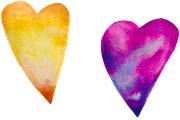 Watercolor Hearts Clip Art Pack, a Seasonal Illustration by Eryn Rose Design (Thumbnail 5 of 6)