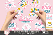 Small Business Sticker Pack PNG EPS, a Work Illustration by TheBlackCatPrints (Thumbnail 2 of 2)