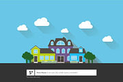 Vector Houses, an Illustration by Sam Vickars* (Thumbnail 1 of 2)