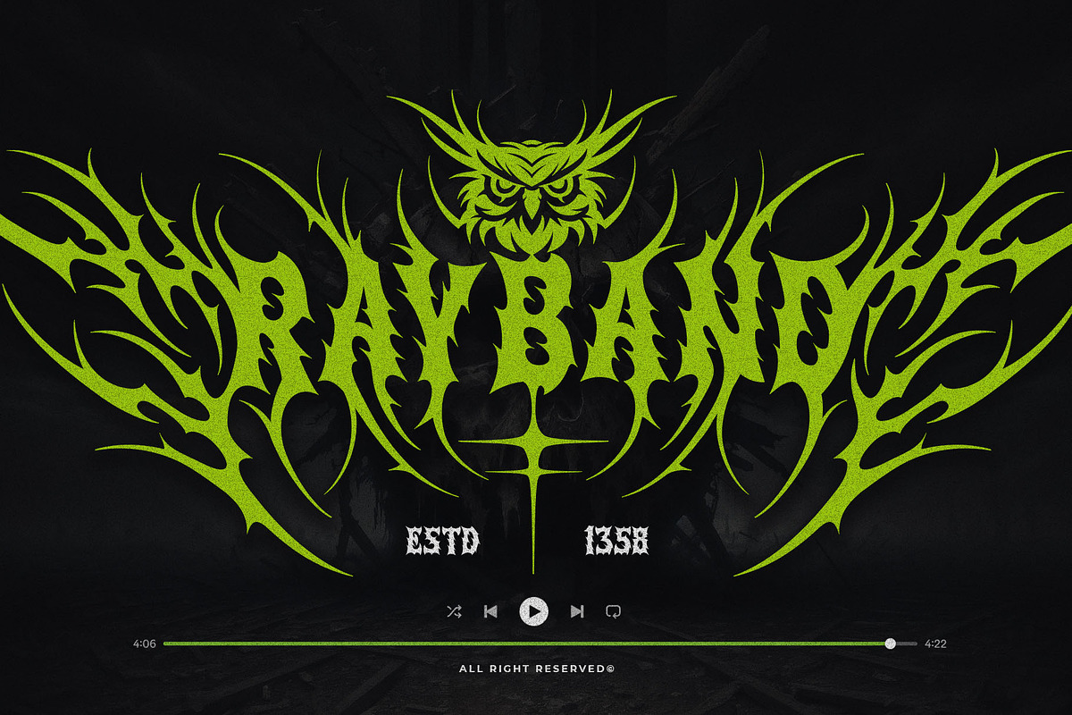 Kramash Typeface, a Blackletter Font by alit design (Photo 5 of 20)