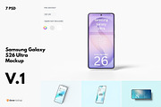 Samsung S26 Ultra Mockup Set 1, an Android Mockup by DSNA Mockup (Thumbnail 1 of 8)