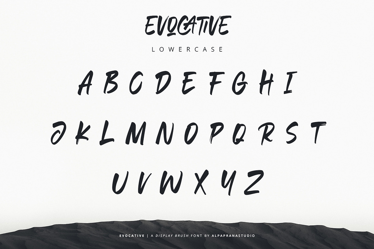 Evocative - Brush Font, a Script Font by Alpaprana (Photo 9 of 13)
