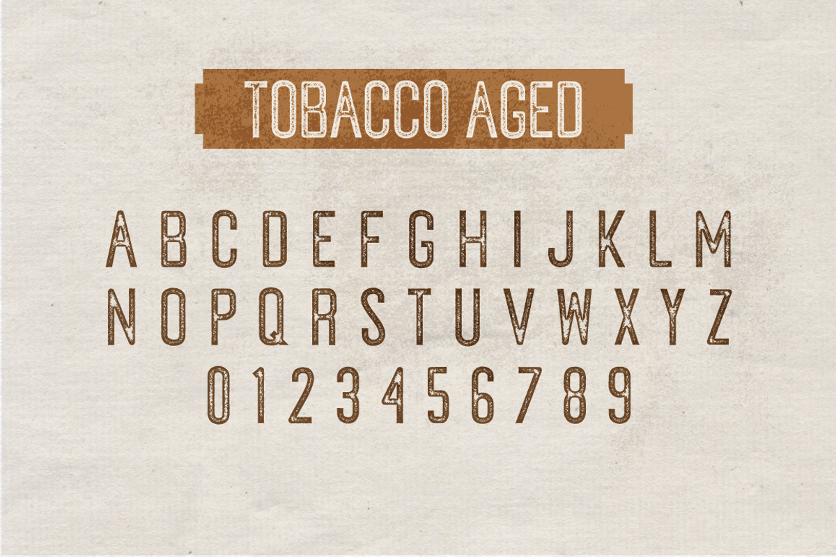 Tobacco Typeface, a Sans Serif Font by Josh O. (Photo 7 of 8)