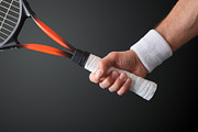 Tennis Player Gripping Racket Handle, a Sports & Recreation Photo by Davizro's Market (Thumbnail 2 of 2)