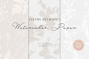 BUNDLE Floral watercolor paper, a Texture Illustration by Anna Sokol (Thumbnail 24 of 71)
