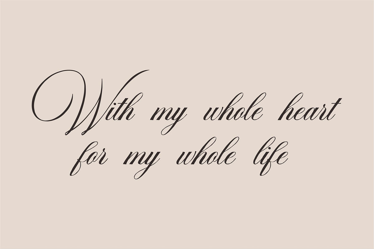 Golden Harmony, a Script Font by ManType (Photo 7 of 8)