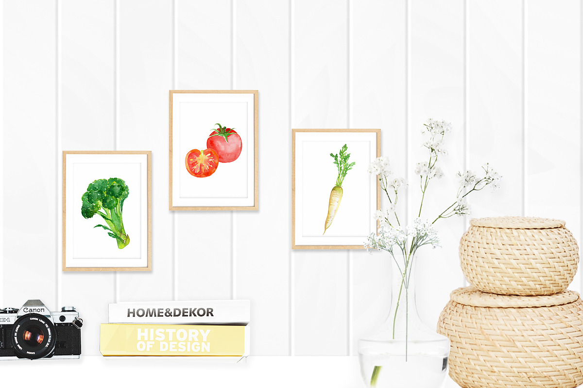 Vegetables Watercolor Clip Art, an Illustration by Art by Lin (Photo 2 of 3)
