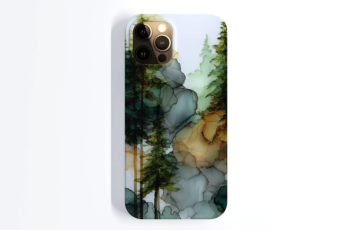 Watercolor Forest Illustration, a Decorative Illustration by Housui Patterns (Photo 10 of 12)
