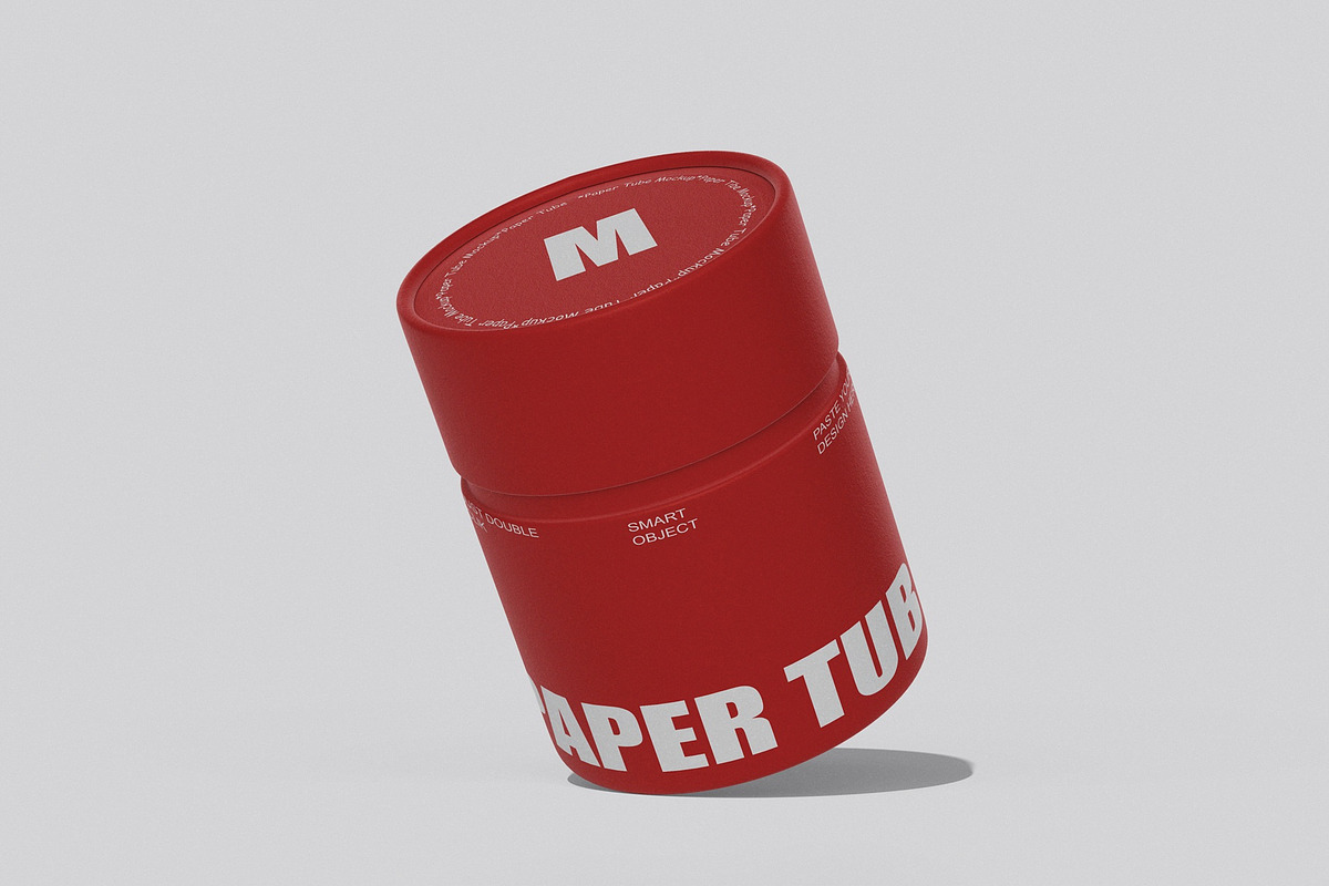 Paper Tube Mockup, a Packaging Mockup by UFR_GRAPHIC (Photo 3 of 4)