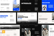 Digital Marketing Plan Presentation, a Presentation Template by Creatorism (Thumbnail 1 of 8)