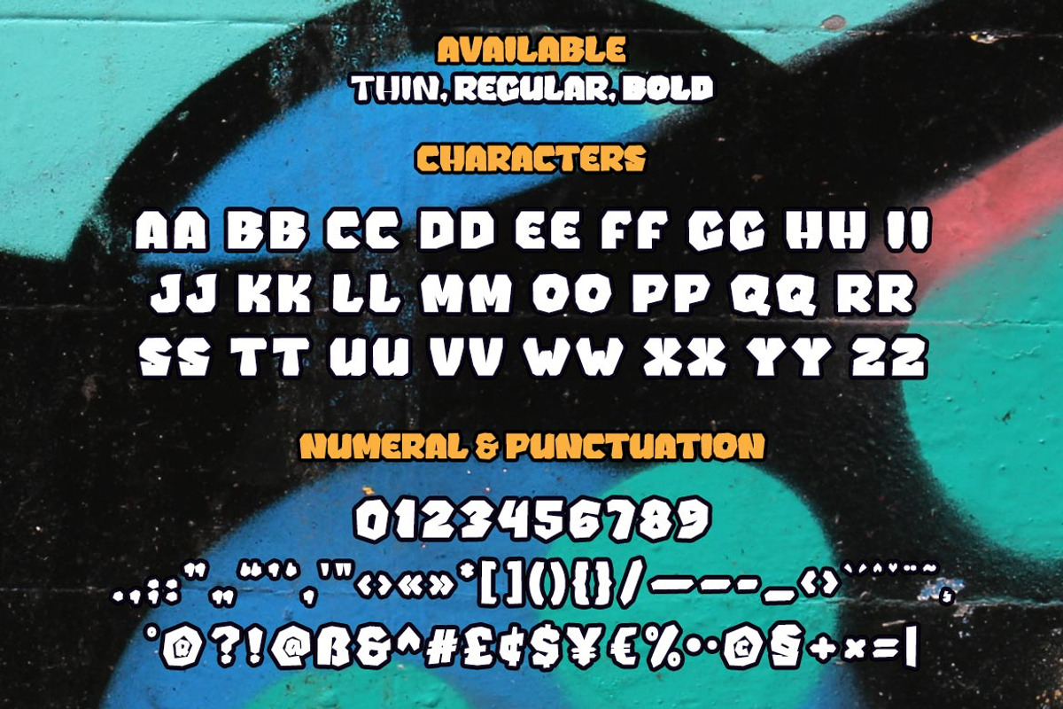 Bonkard, a Font by twinstd (Photo 9 of 10)