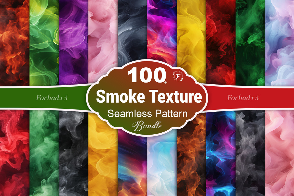 Smoke Effect Seamless Pattern, a Pattern Graphic by Forhadx5 (Photo 1 of 16)