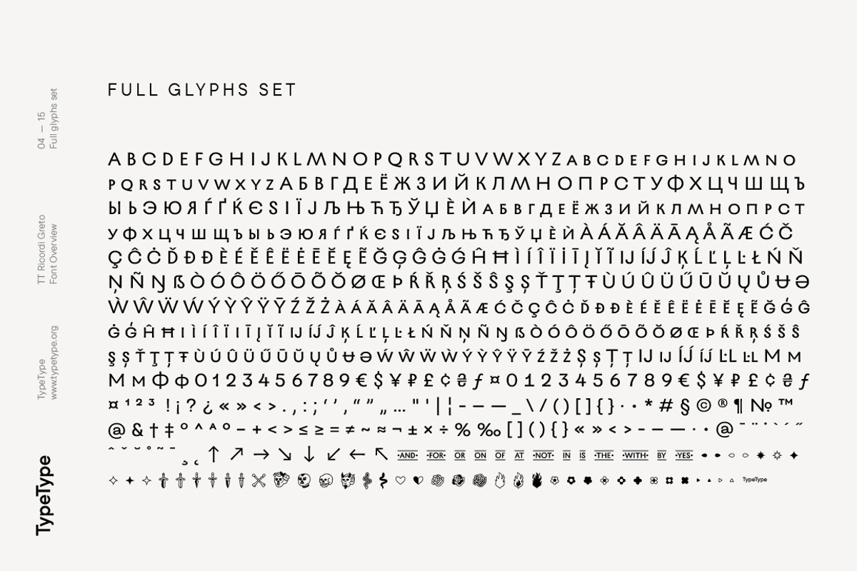 TT Ricordi Greto, a Sans Serif Font by TypeType (Photo 4 of 15)
