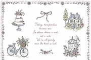 260 Wedding Cliparts, Frames, an Object Graphic by Olya Creative (Thumbnail 12 of 13)
