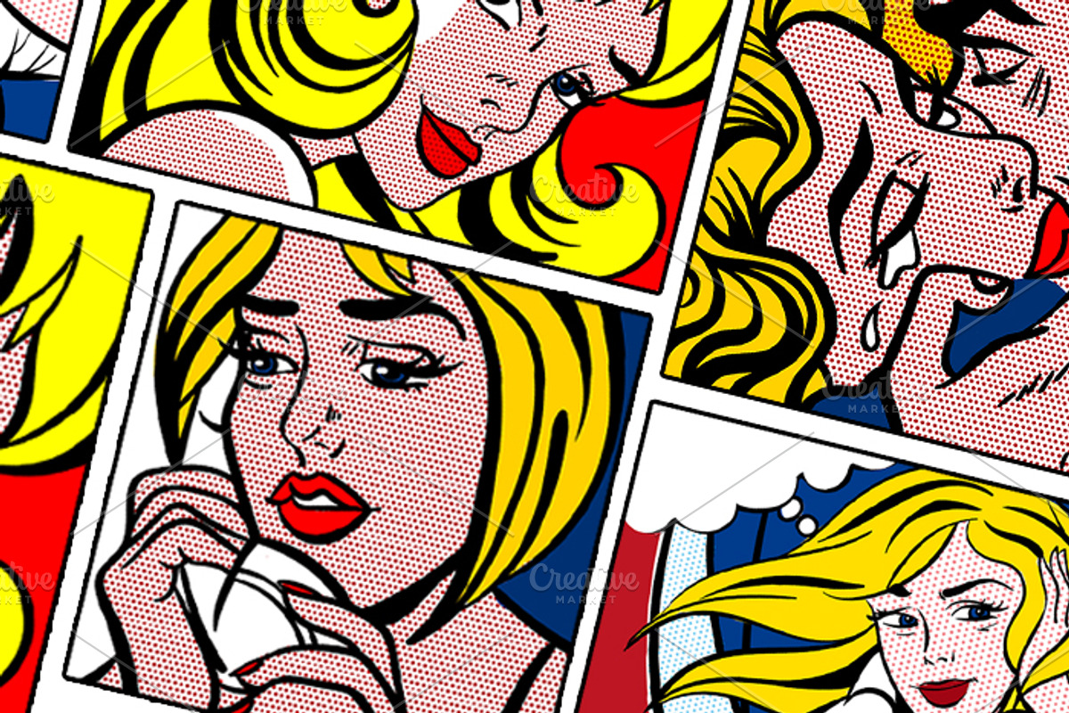Pop art, a Person Illustration by Ira Cvetnaya (Photo 1 of 5)