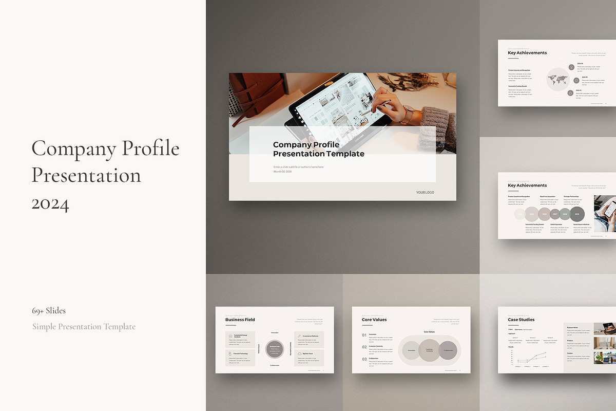 Company Profile Presentation, a Presentation Template by CreativityForest (Photo 1 of 11)