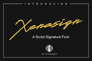 Xenasign Font