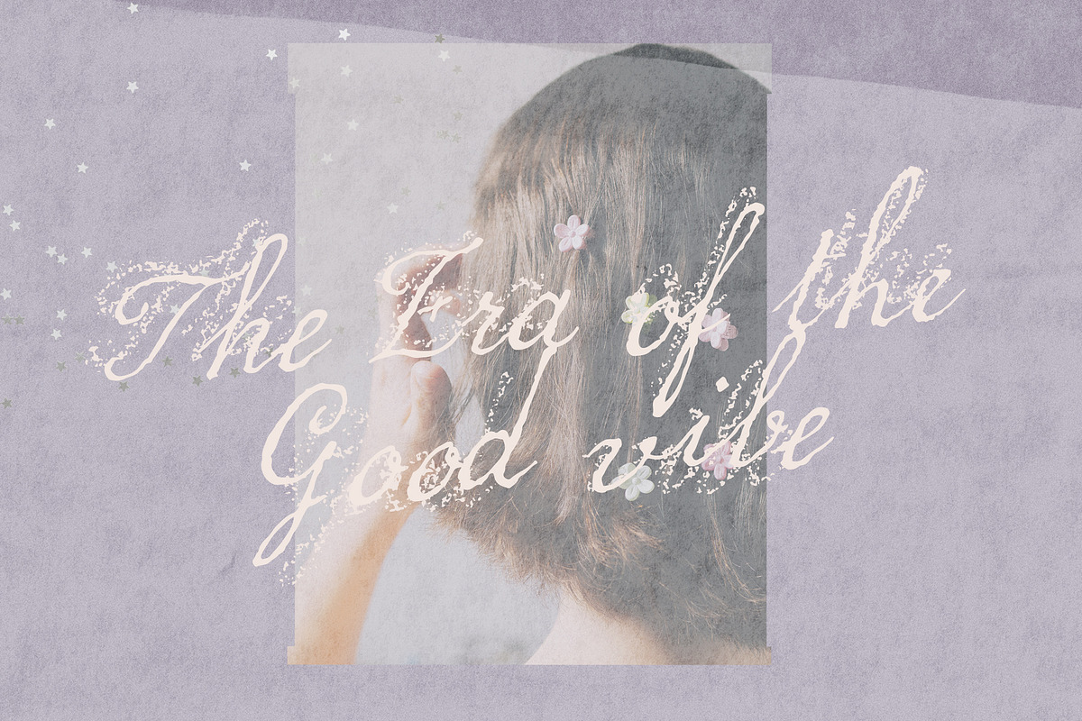 Handwritten Nostalgic Texture Fonts, a Handwritten Font by Laras Wonderland (Photo 8 of 17)