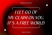 Canpile Rough, a Sans Serif Font by Craft Supply Co. (Thumbnail 6 of 8)
