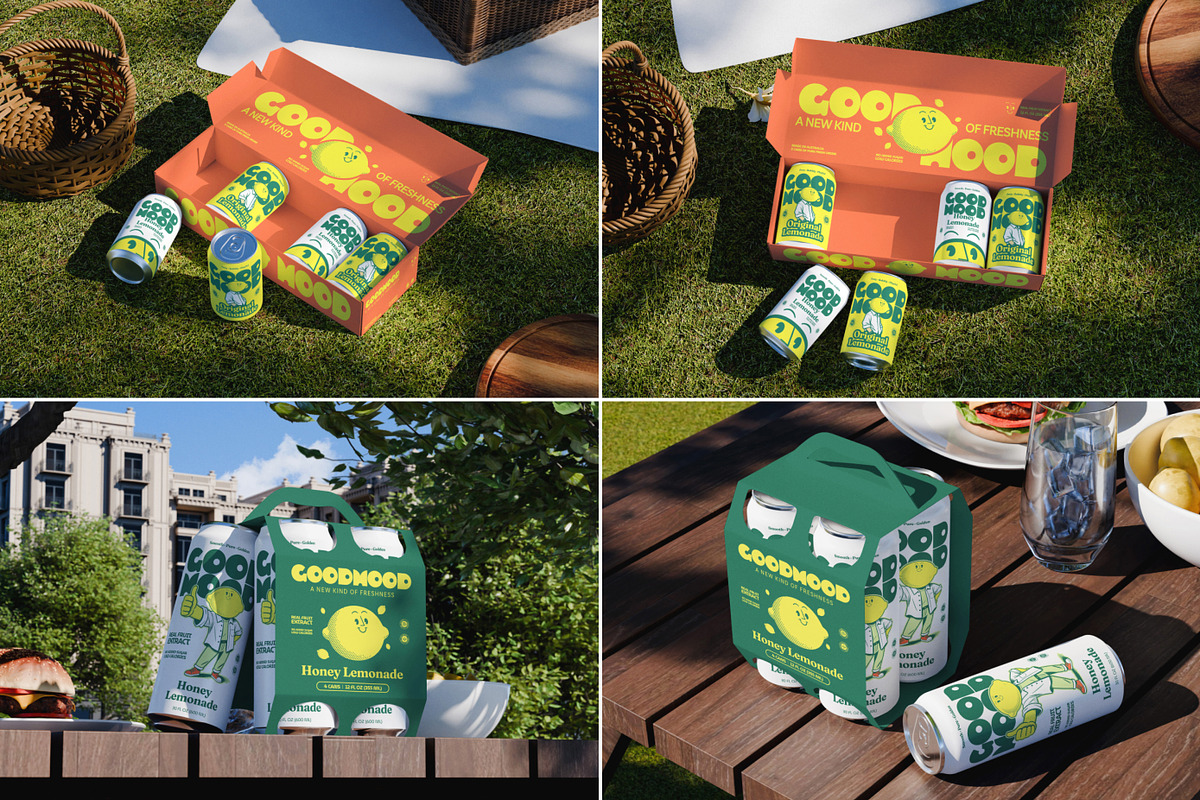 Soda Drink Can Mockup & Packaging, a Packaging Mockup by Vitora Mockup (Photo 6 of 12)