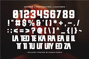 Isolated - Modern Condensed Font, a Sans Serif Font by Pian45 Studio (Thumbnail 7 of 8)