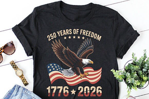 US 250 Years Anniversary USA Png Svg, a Background Graphic by Design Station
