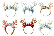 Holiday Antler Headband Clip Art, an Illustration by Designworld (Thumbnail 4 of 4)